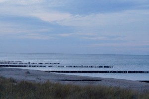 Strand von Kühlungsborn im Winter