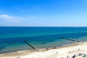 Blick auf die Ostsee aus dem Riesenrad