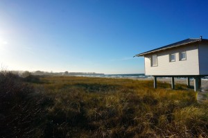 Strandzugang in Rerik im Winter