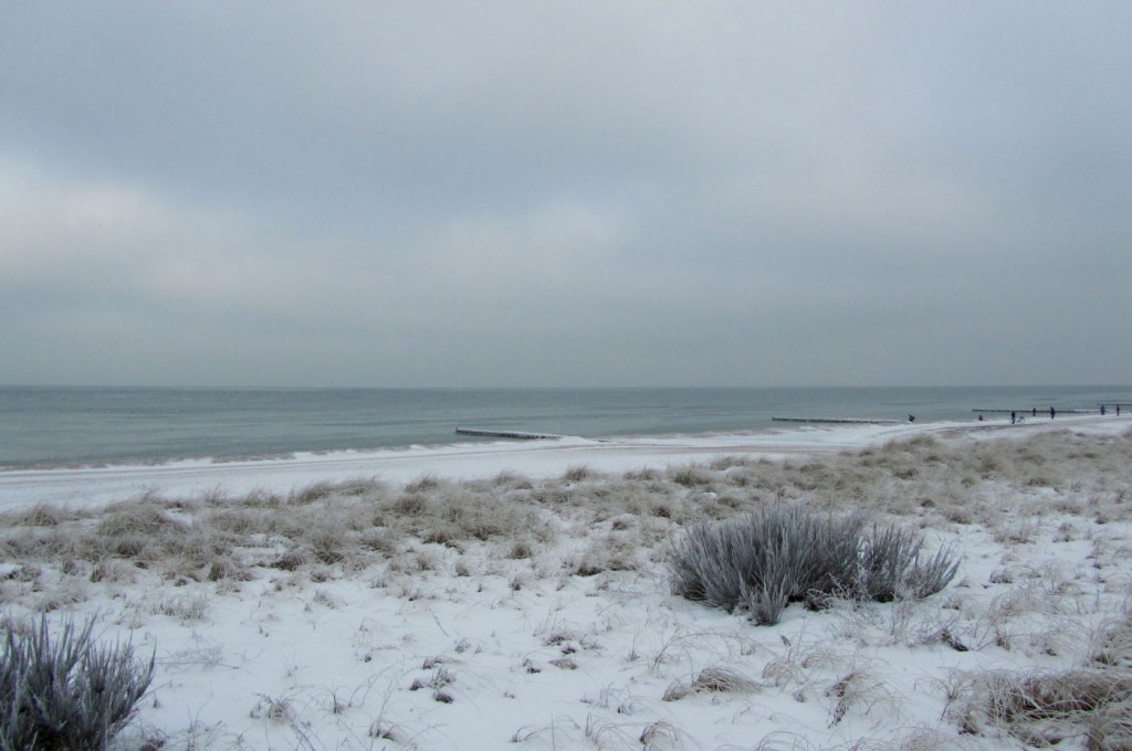 Der Strand von Kühlungsborn im Winter