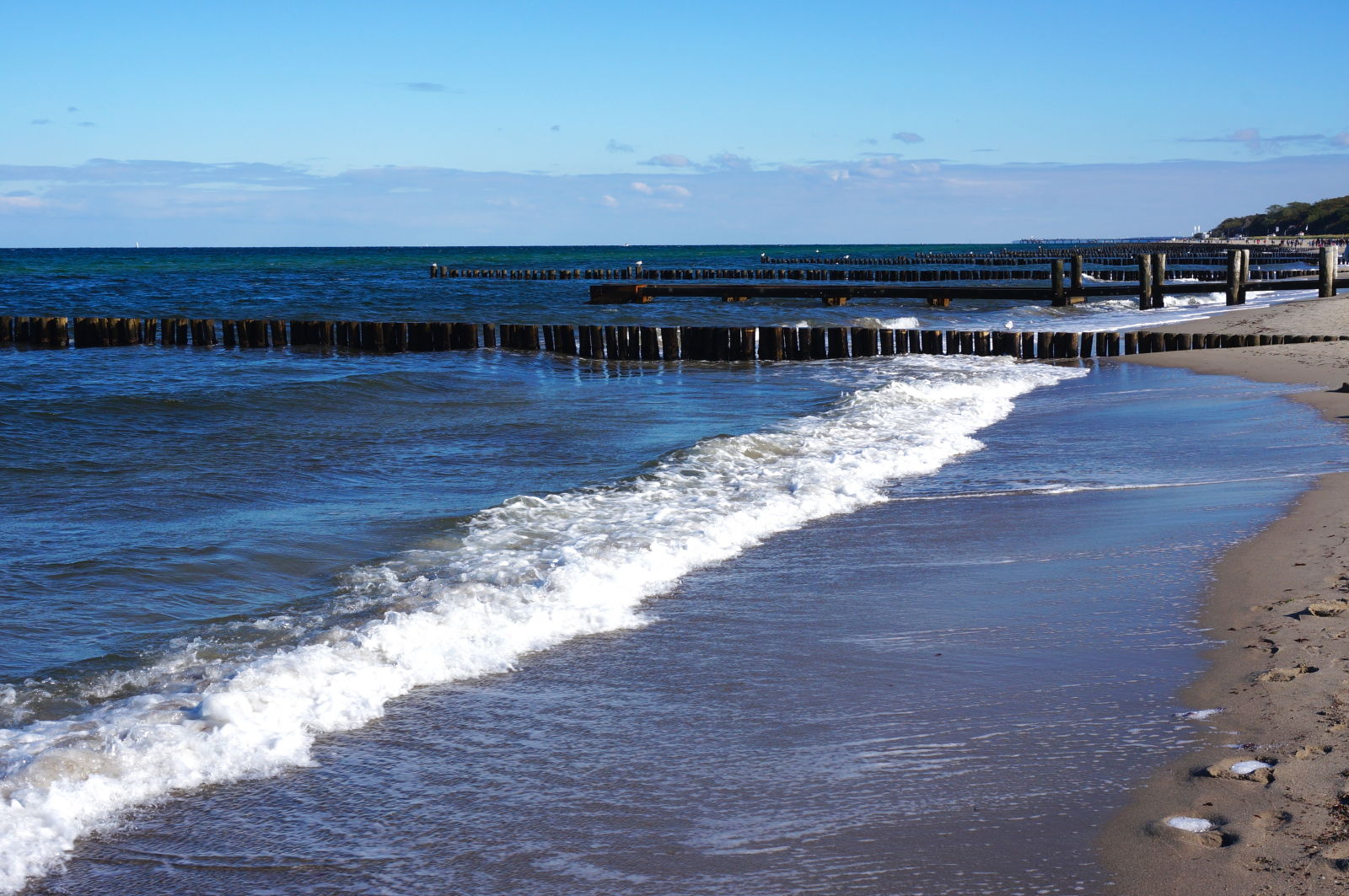 Der Strand von Kühlungsborn im April