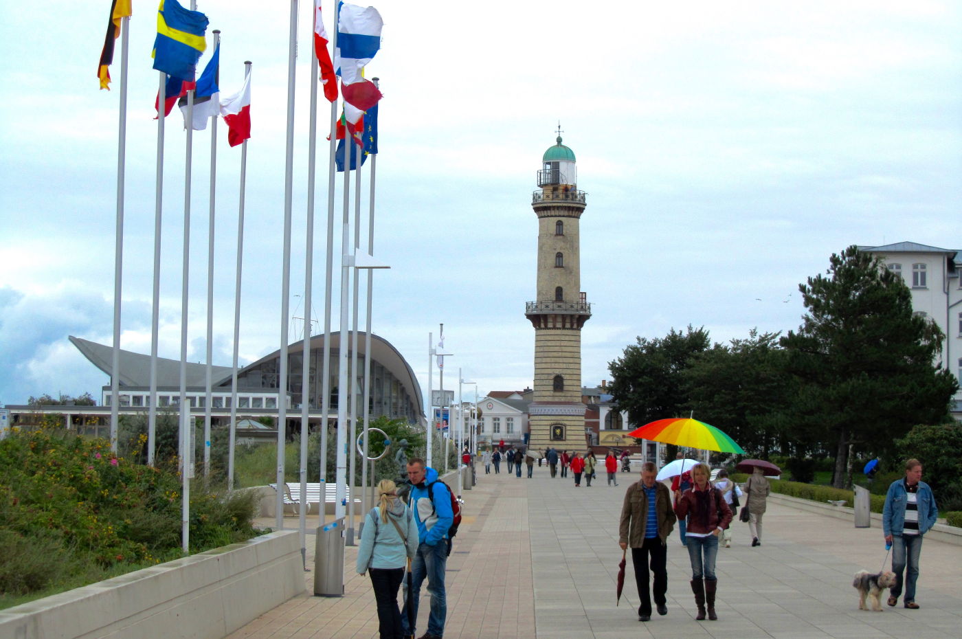 Der Leuchtturm von Warnemünde