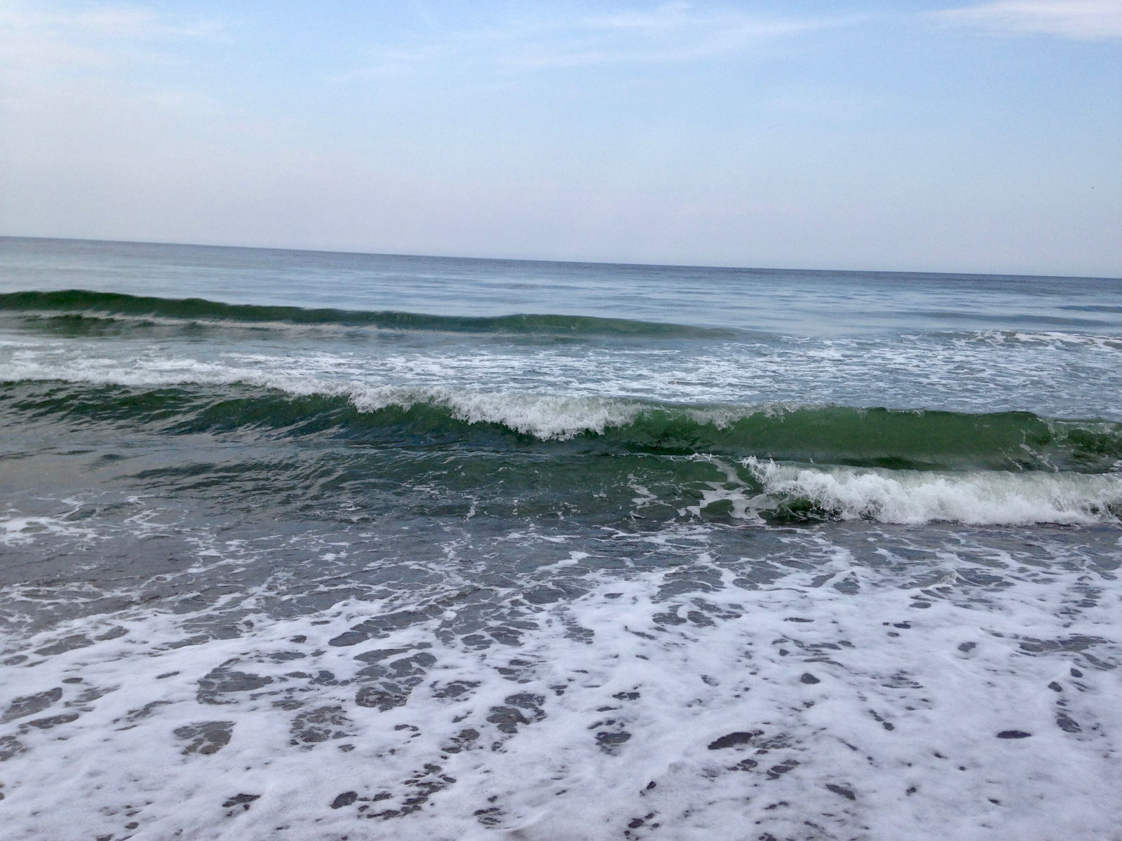 Wellen am Strand von Rerik
